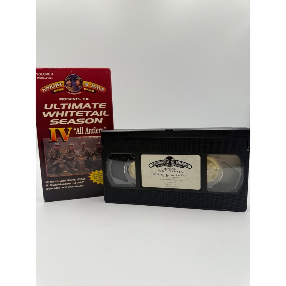 Knight & Hale Ultimate Whitetail Season IV‎ All Antlers VHS Hunting Video Vol 4